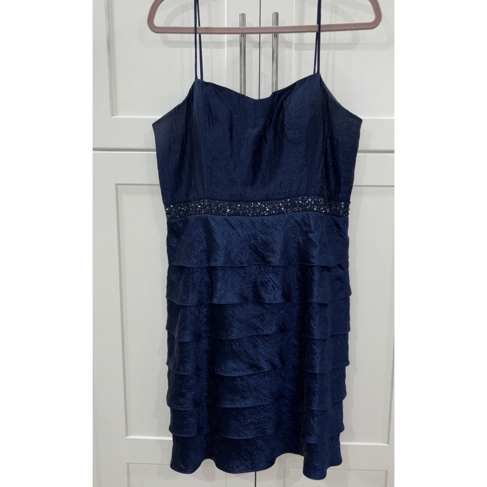 Jessica Howard Tiered Ruffles‎ Dress 16 Event Party Wedding Cruise Cocktail